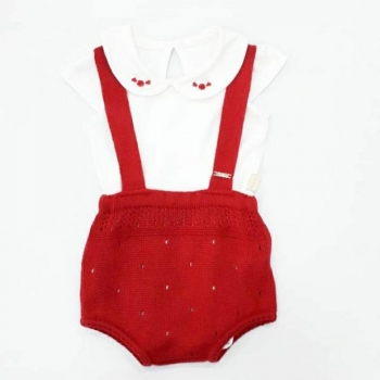 imagem CONJUNTO BABY NEWBORN PARAISO 10914 VERMELHO