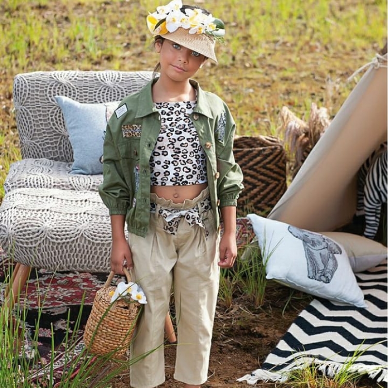 imagem JAQUETA CHINO BOMBER INFANTIL SAFARI PITUCHINHUS 21649