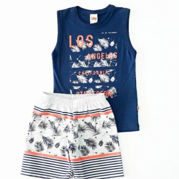 imagem CONJUNTO REGATA E SHORTS COAST LIVY AZUL MARINHO 6168