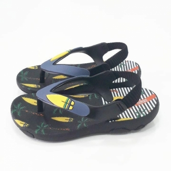 imagem 442095000 CHINELO ACQUA PRINT PRETO VERDE KLIN