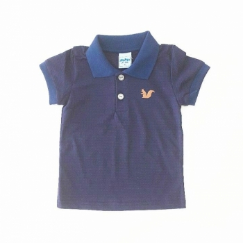 imagem 6208 CAMISETA POLO BEBE FLASH MARINHO SERELEPE