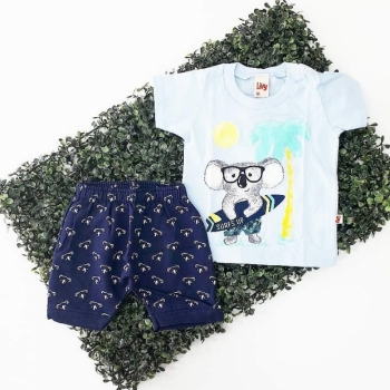 imagem 6720 CONJUNTO COALA BABY AZUL E MARINHO LIVY