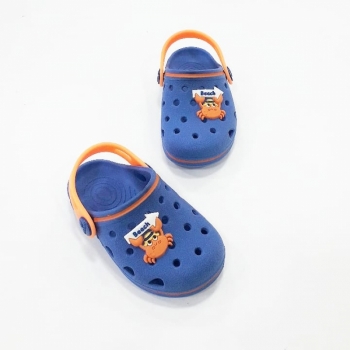 imagem 126040 BABUCHE BABUCHE POP MINI WBOYS ROYAL/LARANJA