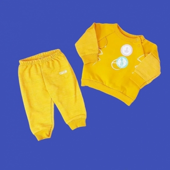 imagem  10209907 CONJUNTO MOLETOM BEBÊ TIGOR T. TIGRE AMARELO