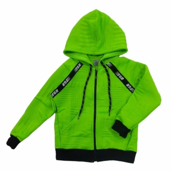 imagem 10210707 JAQUETA COM CAPUZ MASCULINA INFANTIL  NEON TIGOR  