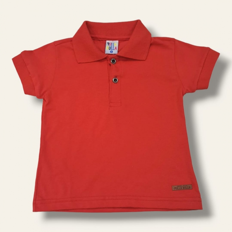 imagem 48760 POLO MASCULINA PULLA BULLA VERMELHO