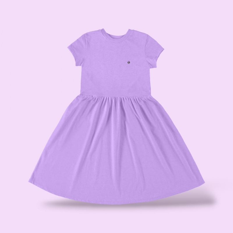 imagem 4233028 VESTIDO EM MEIA MALHA DIGITAL ROXO NINAGO