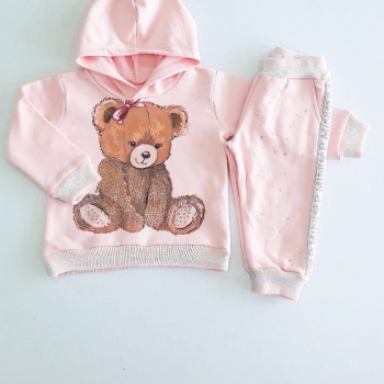 imagem CONJUNTO BEBE CRISTAIS URSO PMINI PITUCHINHUS 21439