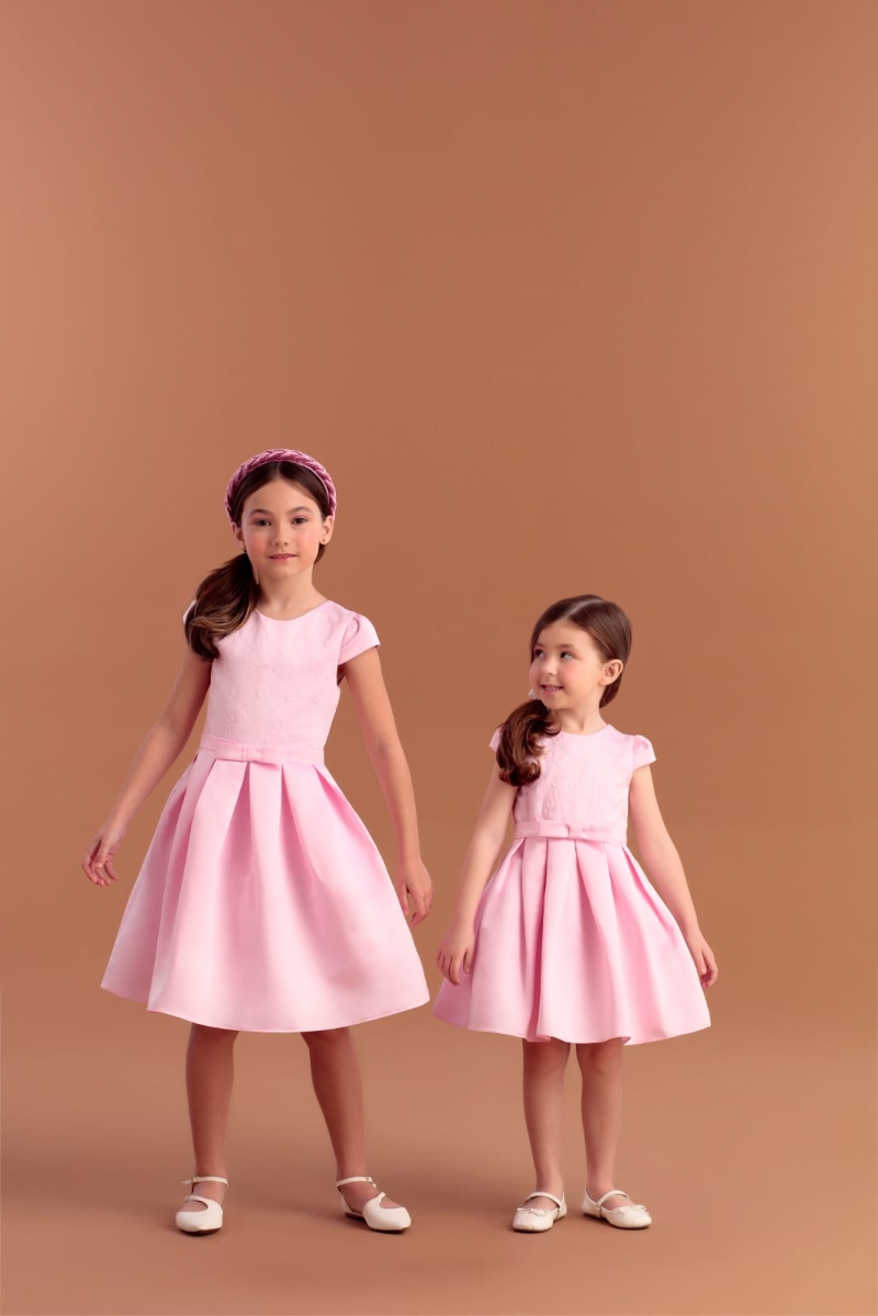 imagem  VESTIDO PRINCESA FESTA CUDDY TEDDY BEAR  ROSA PETIT CHERIE  22354