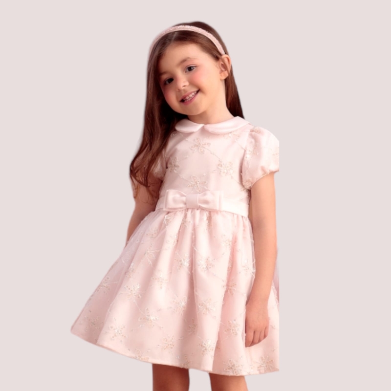 imagem 22036 VESTIDO PRINCESA BABY FESTA ROSE DELICATE EFEITO 3D PETIT 