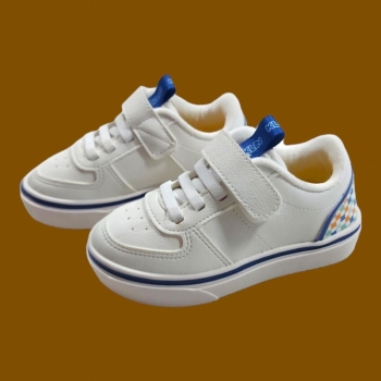 imagem 260067 TENIS FREESTYLE MINI BRANCO/ROYAL/LARANJA KLIN