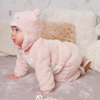 imagem CONJUNTO BEBE  FOFO 10485 COR: ROSA PARAISO