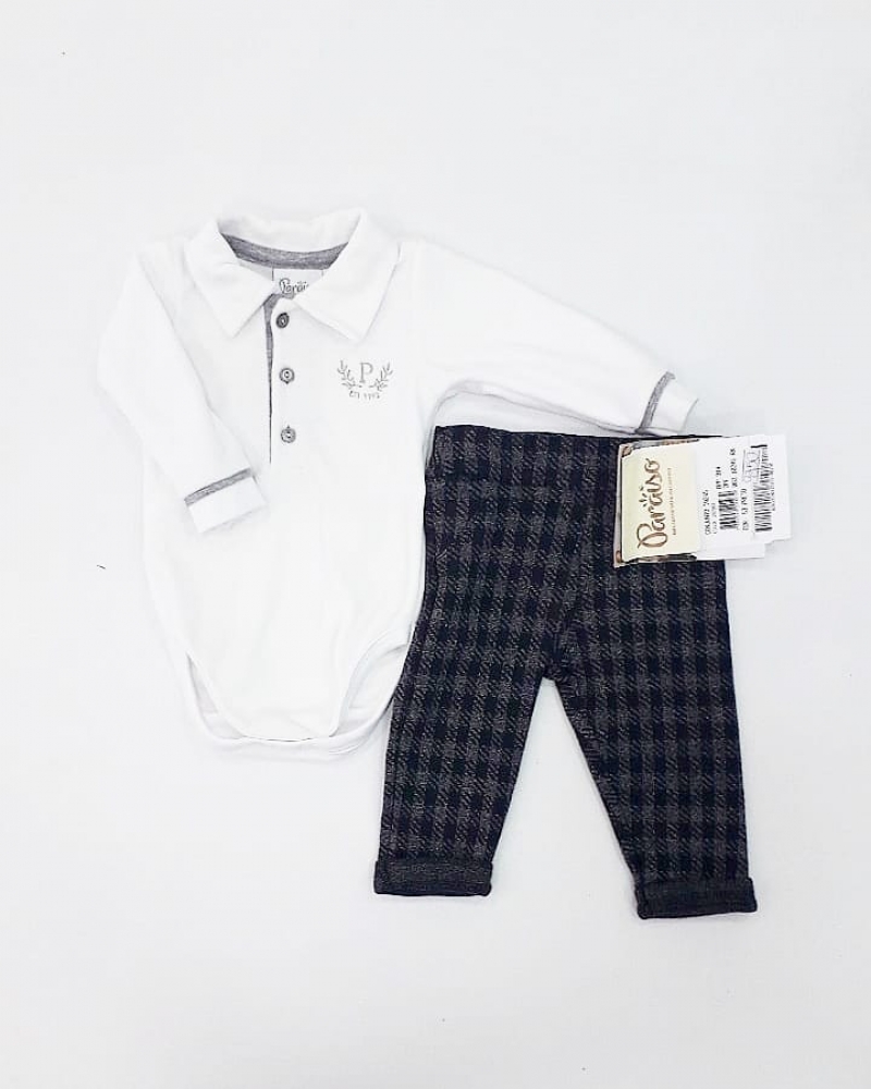 imagem CONJUNTO BABY PARAISO 10245 COR PRETO